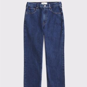 Ankle straight ultra high rise